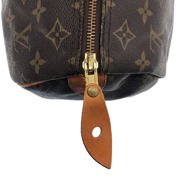 100% Authentic  LOUIS VUITTON Speedy 30 Brown Monogram Hand Bag - Picture 6 of 15